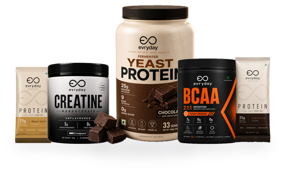 EVRYDAY welcome kit - protein, creatine, BCAA and sample sachets