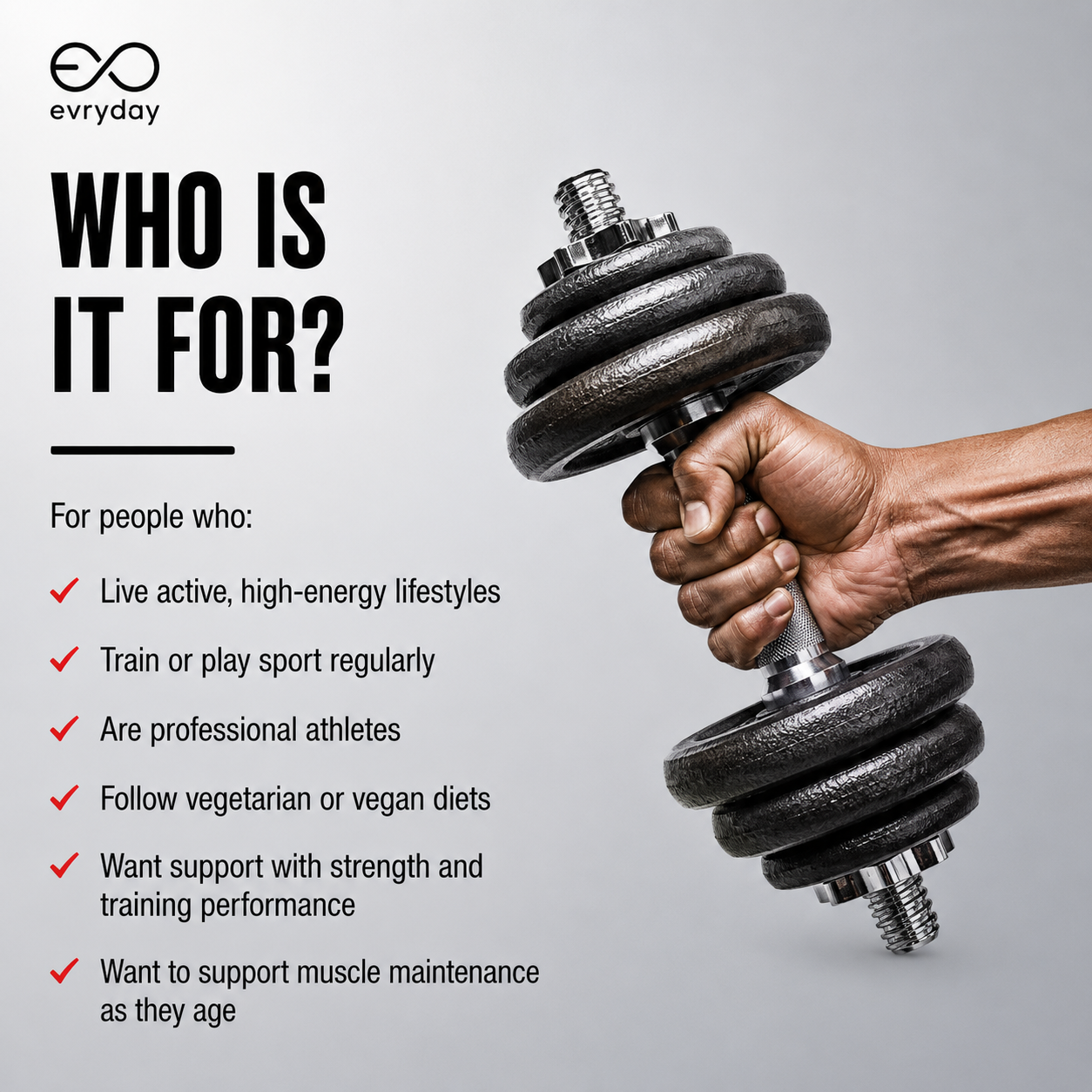 EVRYDAY Creatine Monohydrate (CreaPure®) - Unflavoured