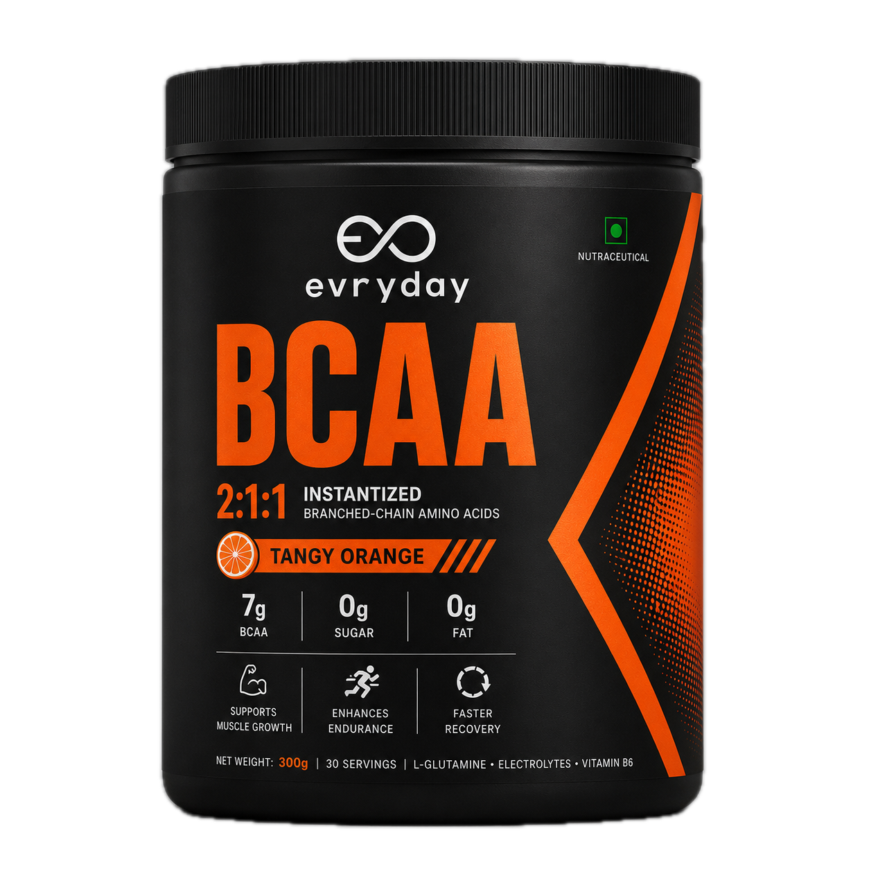 EVRYDAY BCAA 2:1:1 Tangy Orange tub