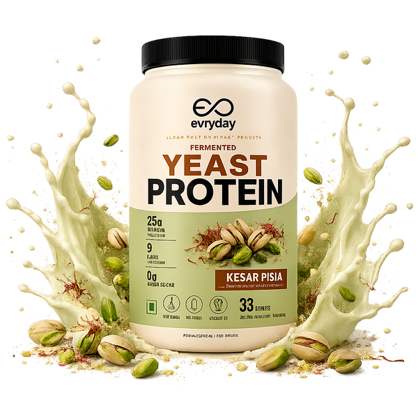 EVRYDAY Fermented Yeast Protein Kesar Pista 1 kg jar