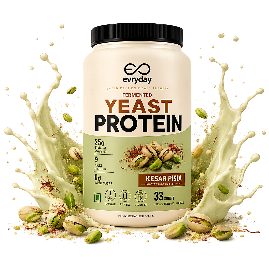 EVRYDAY Fermented Yeast Protein Kesar Pista 1 kg jar