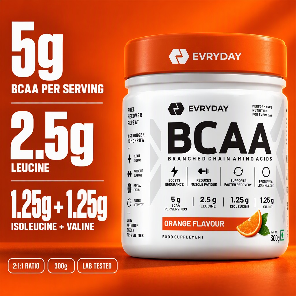 EVRYDAY BCAA 2:1:1 - Orange key numbers
