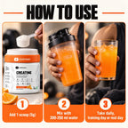 How to use EVRYDAY Creatine Monohydrate - Tangy Orange