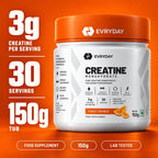EVRYDAY Creatine Monohydrate - Tangy Orange key numbers