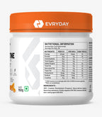 EVRYDAY Creatine Monohydrate - Tangy Orange nutrition label