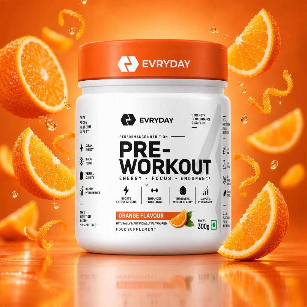 EVRYDAY Pre-Workout - Orange jar