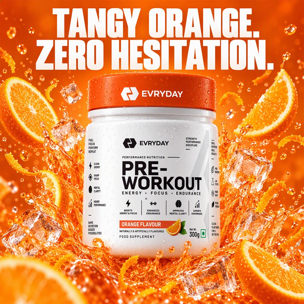EVRYDAY Pre-Workout - Orange flavour