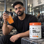 Shaking EVRYDAY Pre-Workout - Orange at home