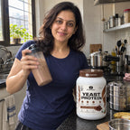 Shaking EVRYDAY Fermented Yeast Protein - Chocolate at home