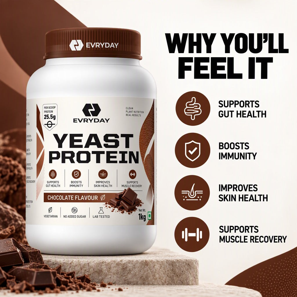 EVRYDAY Fermented Yeast Protein - Chocolate benefits