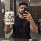 Gym selfie with EVRYDAY Fermented Yeast Protein - Chocolate