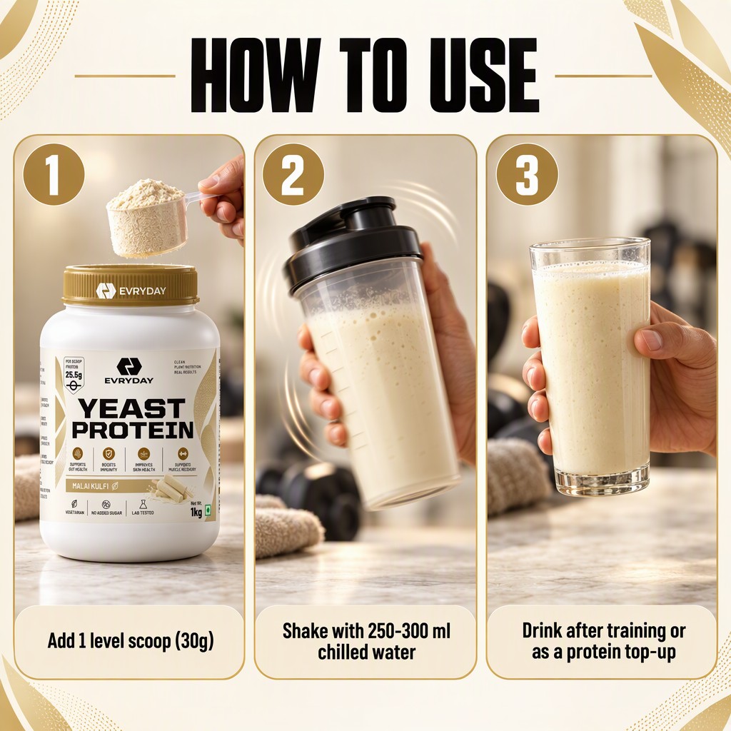 How to use EVRYDAY Fermented Yeast Protein - Malai Kulfi
