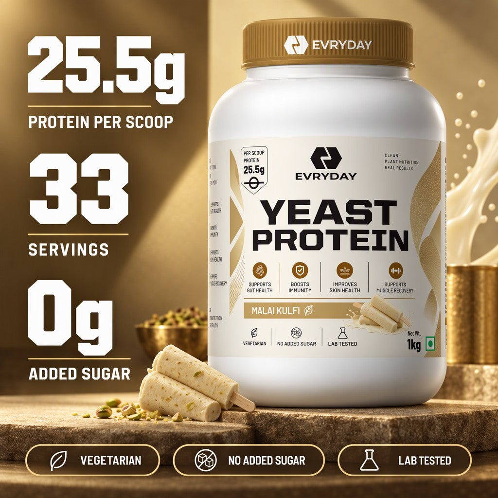 EVRYDAY Fermented Yeast Protein - Malai Kulfi key numbers