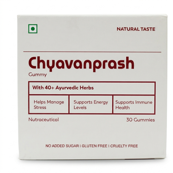 The Ogummy Chyawanprash Gummies | 40+ Ayurvedic Herbs | Natural Taste | 30 Gummies